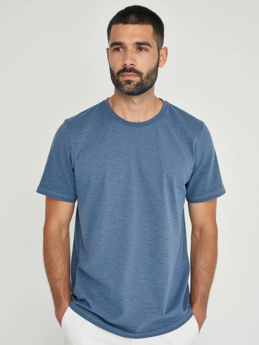 Футболка однотонная хлопковая