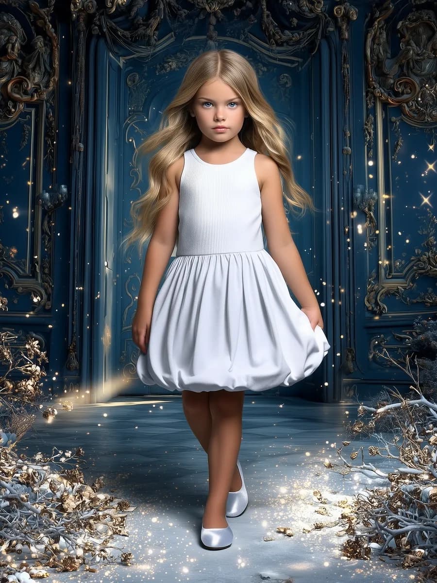 Платье баллон для девочки в садик