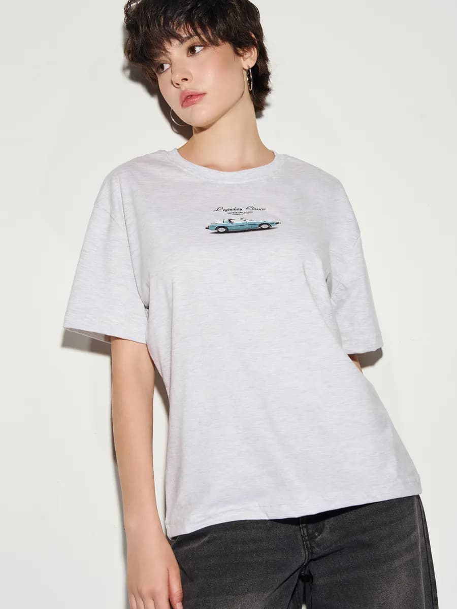 Футболка с принтом