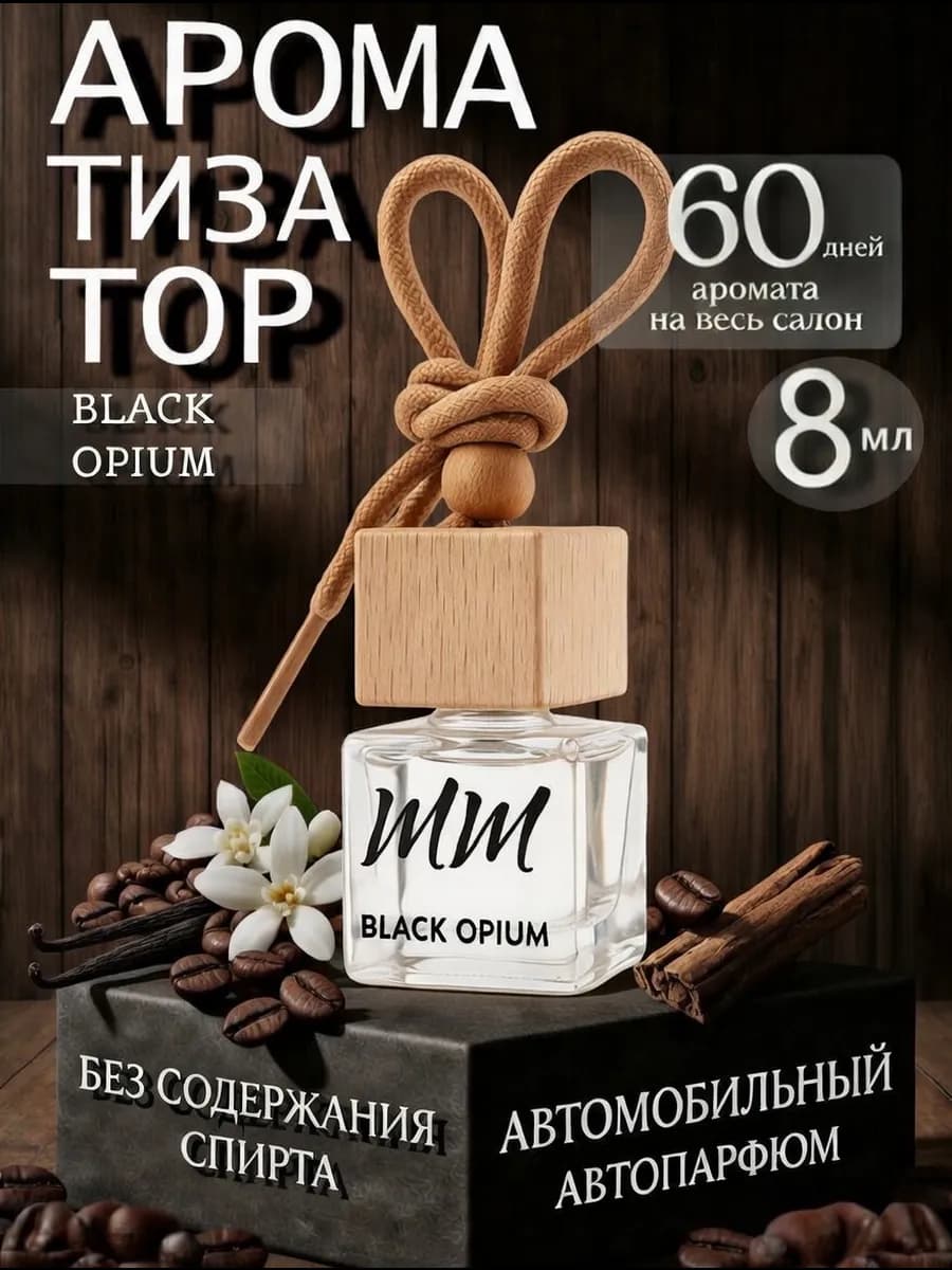 Ароматизатор в машину автопарфюм Black Opium