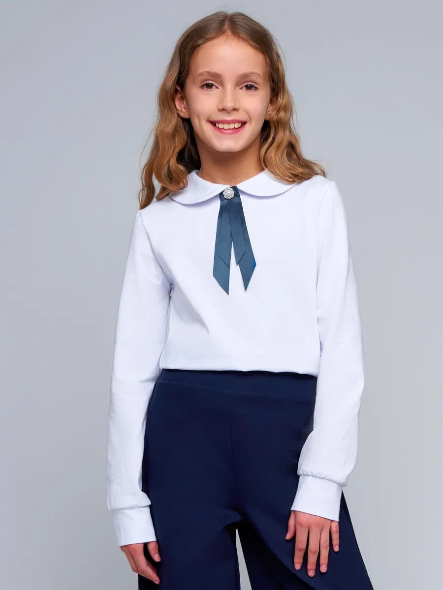 Блузка для девочки школьная