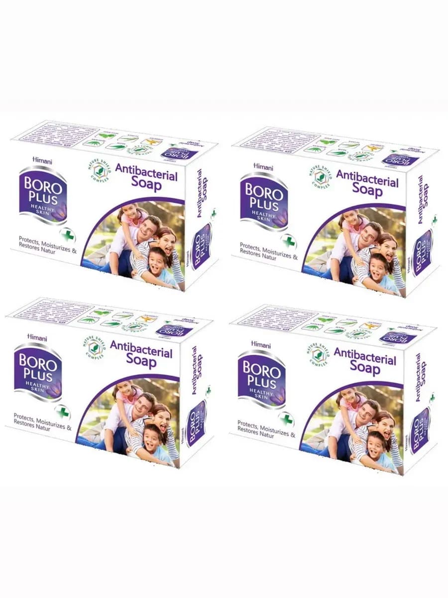Boro plus Мыло антибактериальное 4 штуки