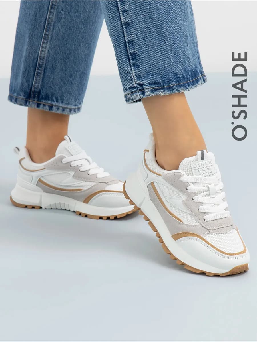 Кроссовки женские белые