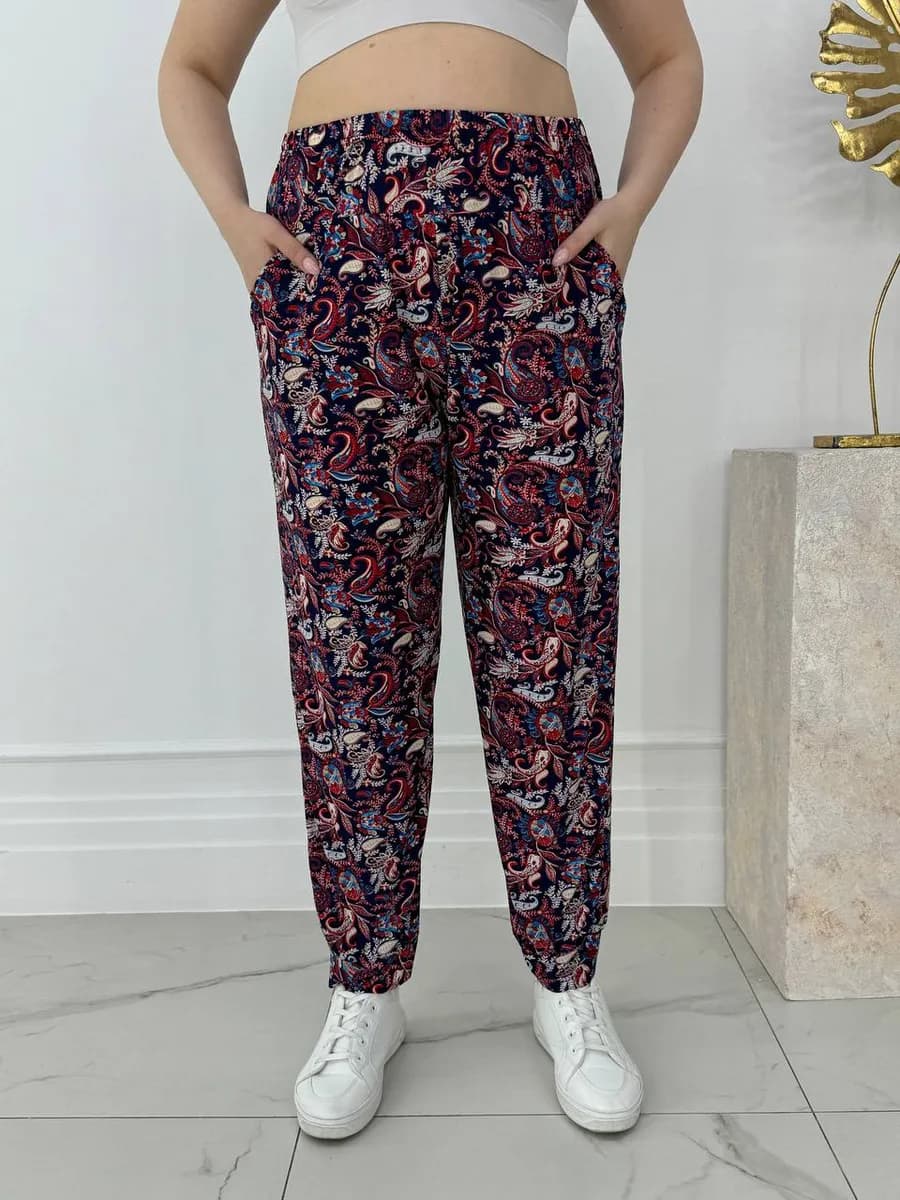 Брюки домашние летние на резинке