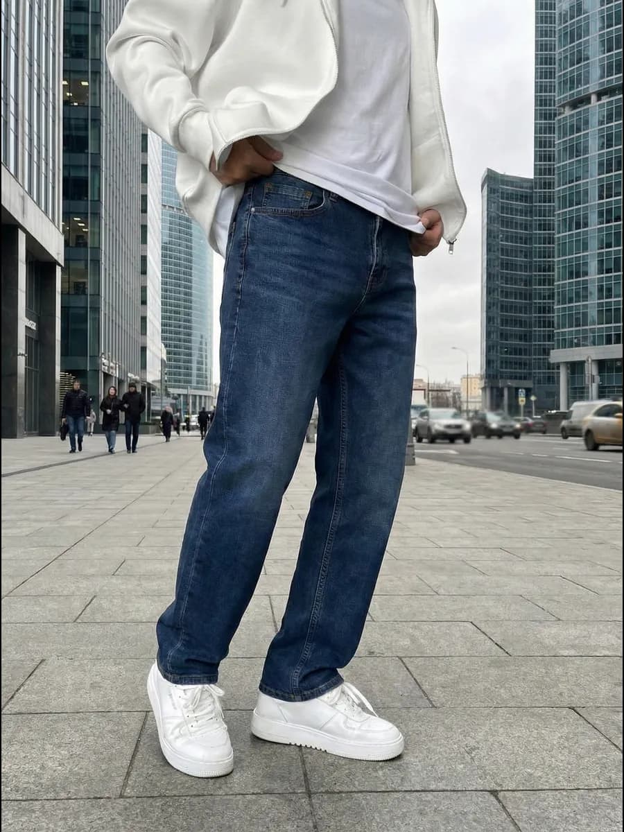 Джинсы прямые классические