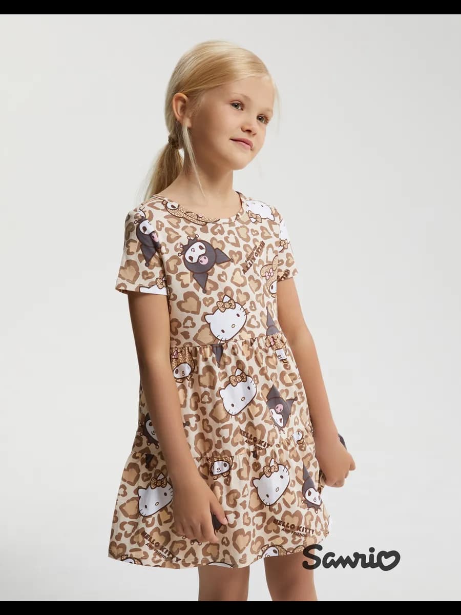 Платье с принтом Hello Kitty