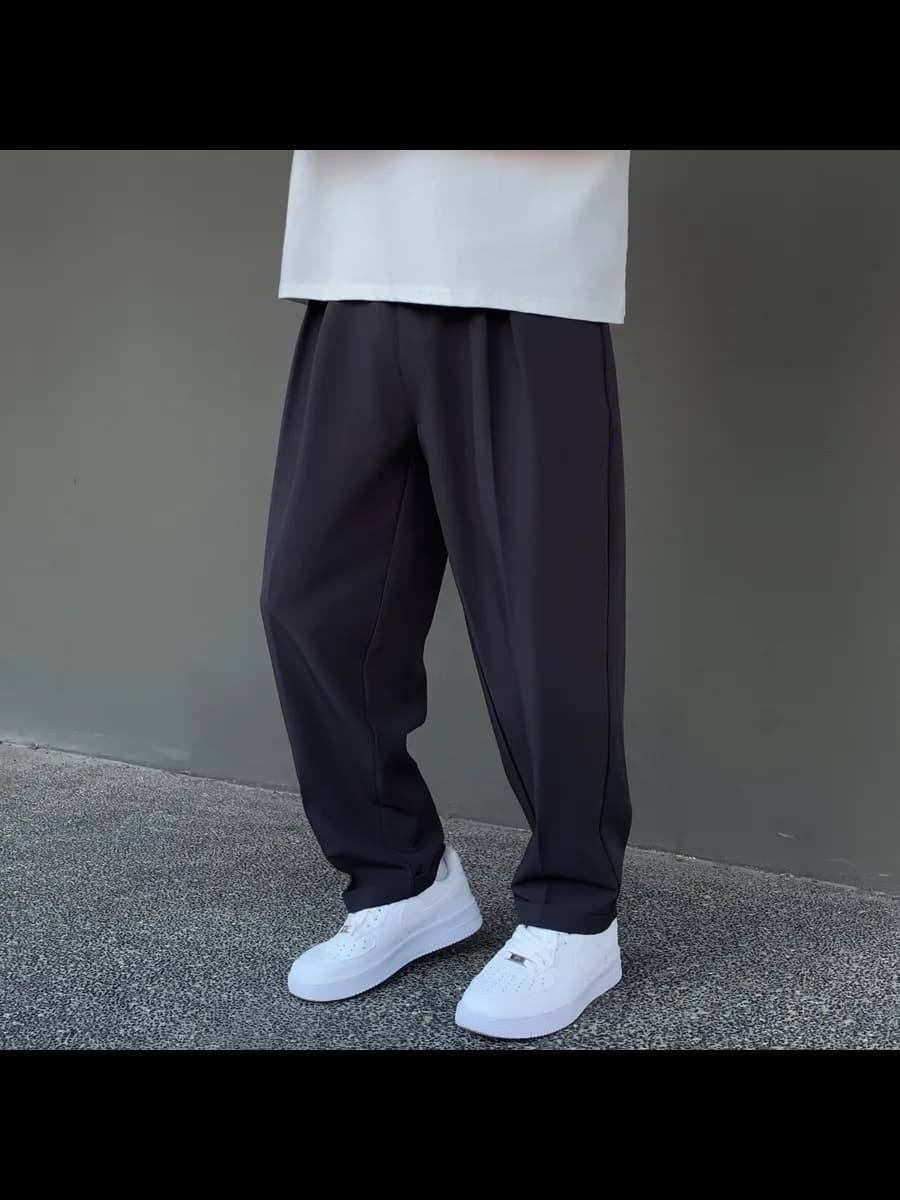 Брюки бананы широкие оверсайз классические