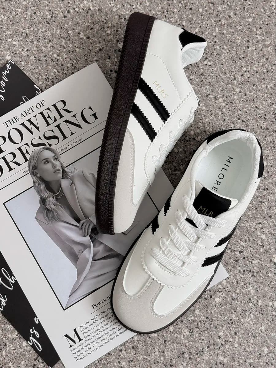 Кеды самба белые спортивные