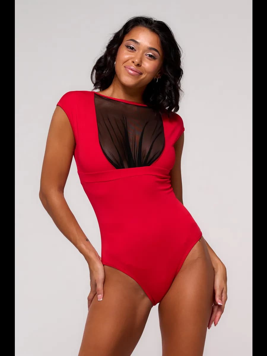 Купальник гимнастический черный