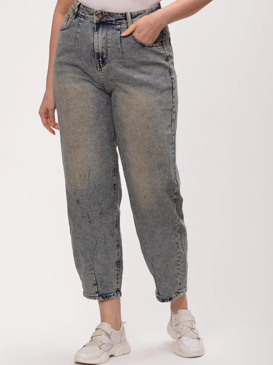 Джинсы женские момы