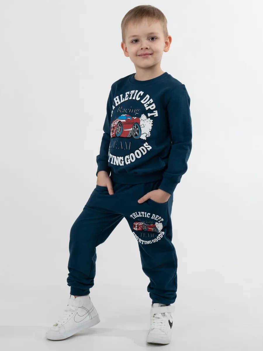 Спортивный детский трикотажный костюм