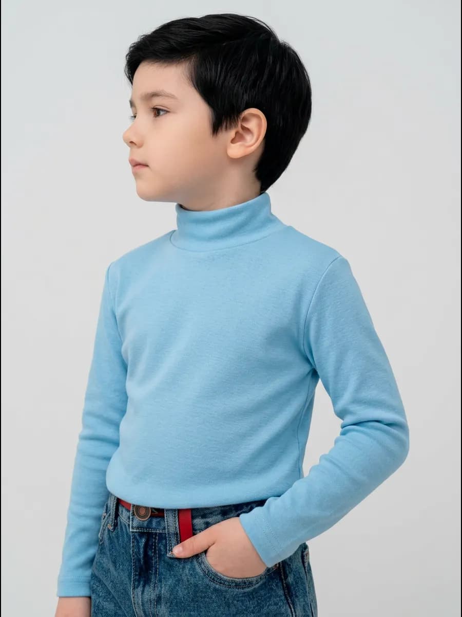 Базовая водолазка для детей и подростков в школу и сад