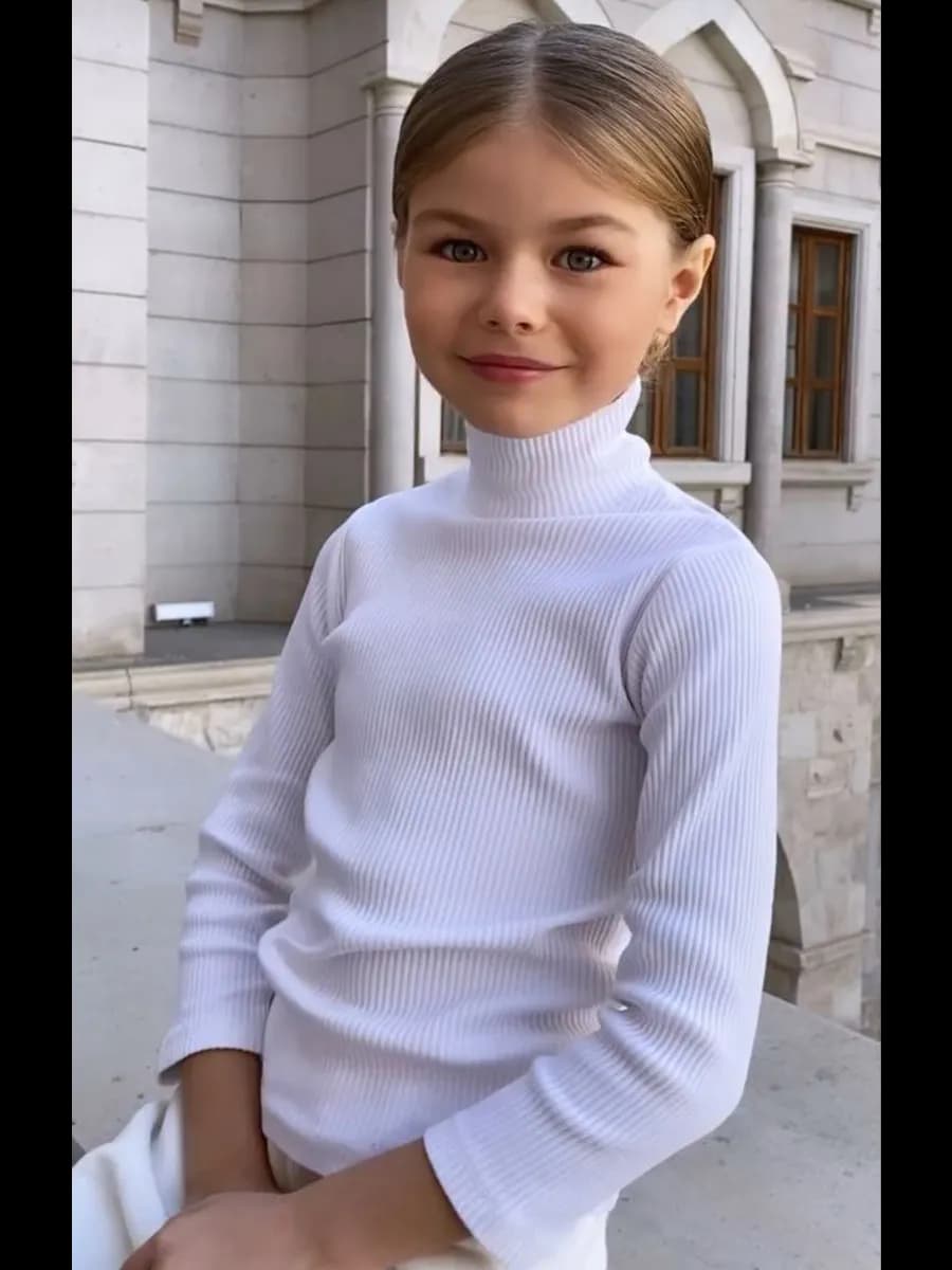 Водолазка для девочки школьная