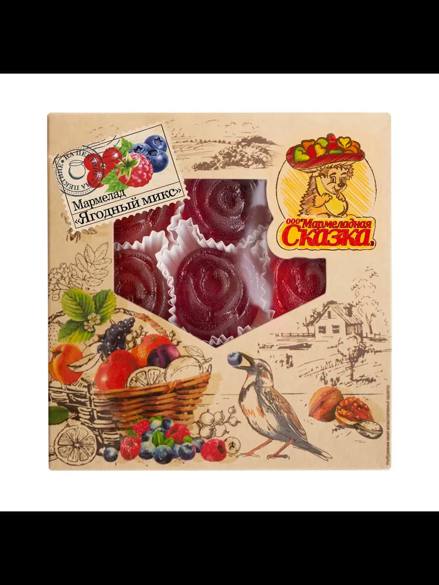 Мармелад 300 гр. Ягoдный микс
