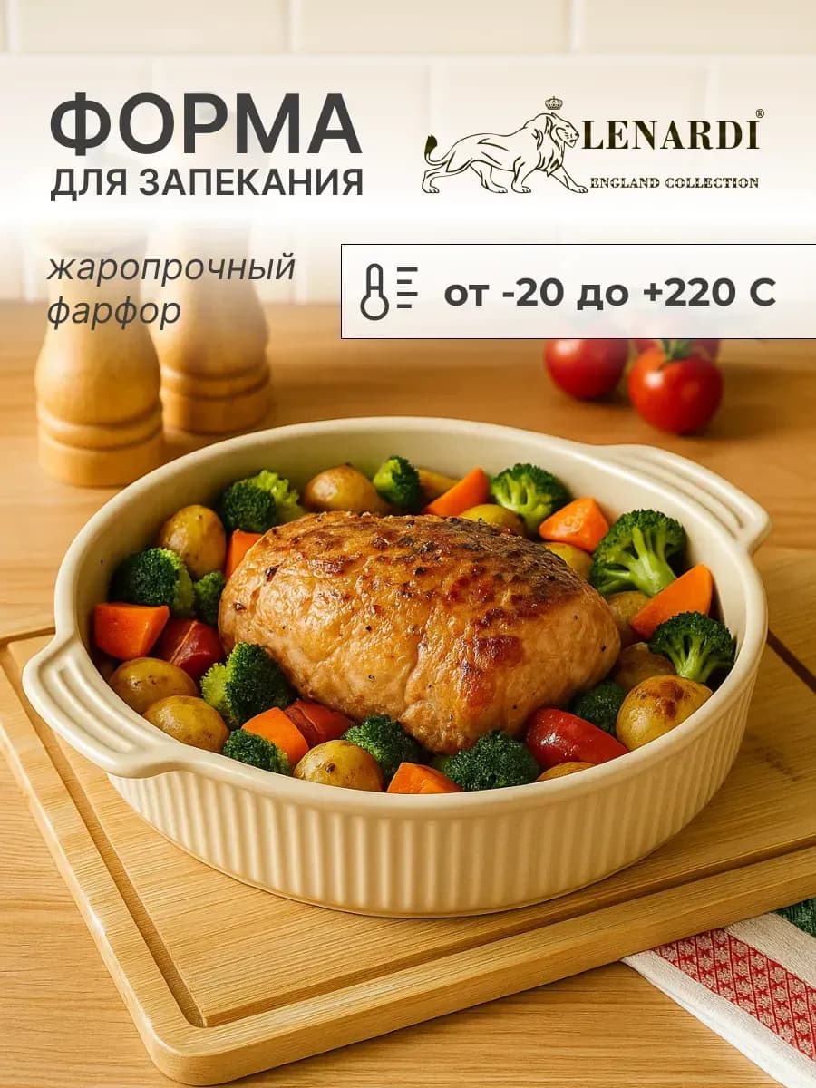 Форма для запекания и выпечки глубокая