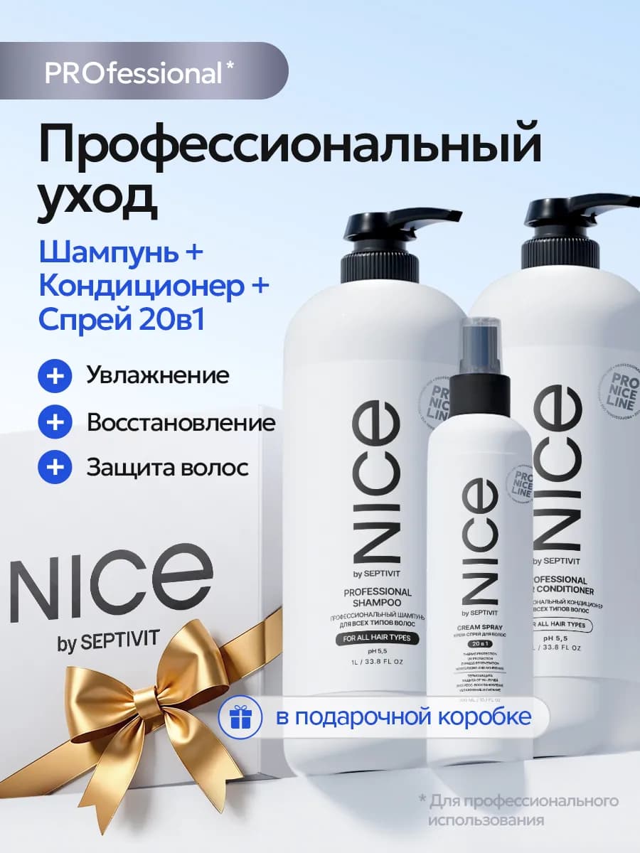Подарочный профессиональный набор для волос NICE Pro Line