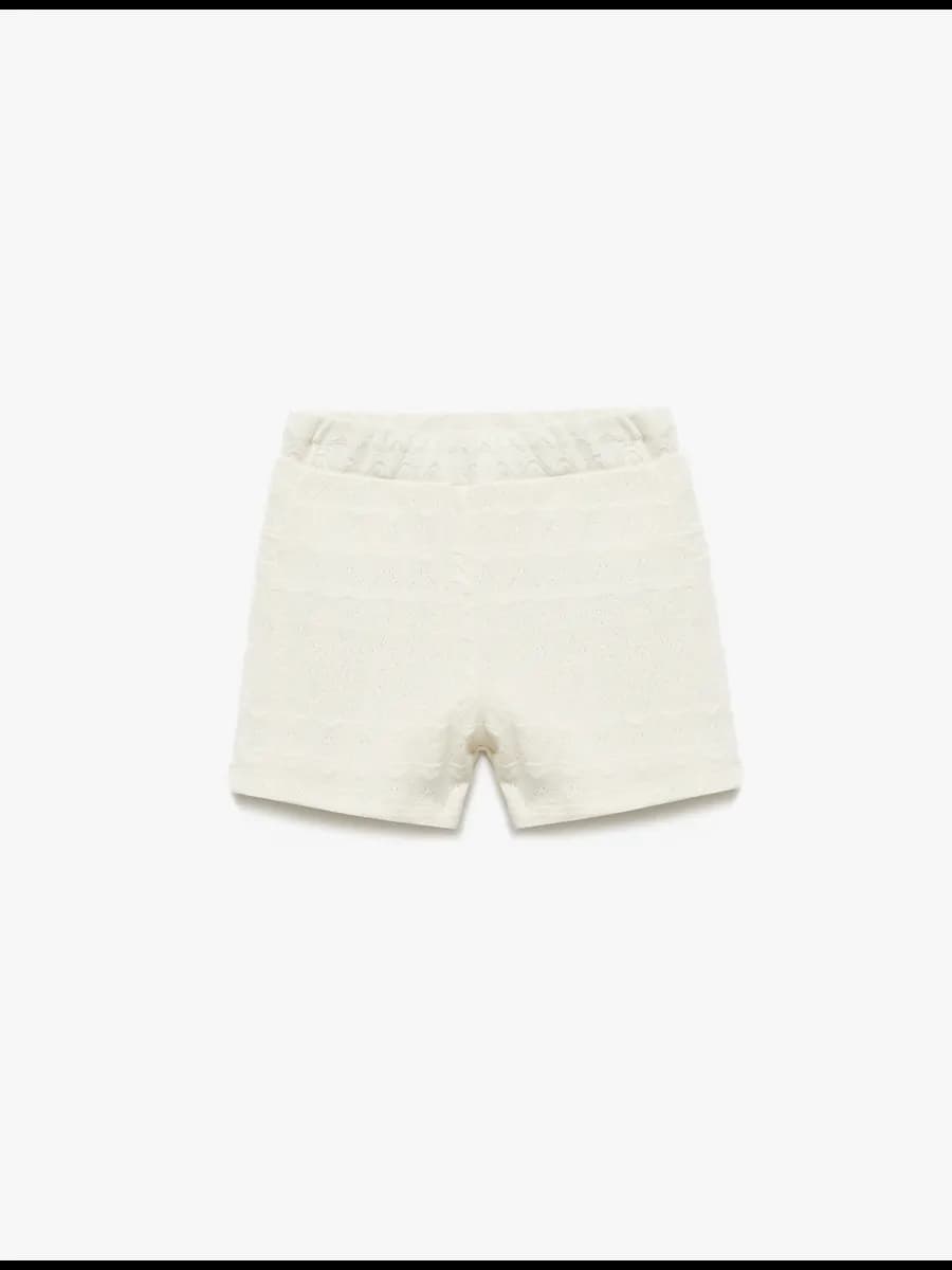 Шорты из хлопка фактурные