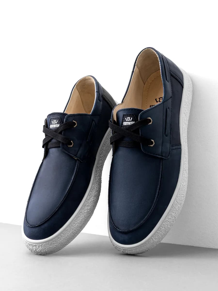 Топсайдеры из натуральной кожи