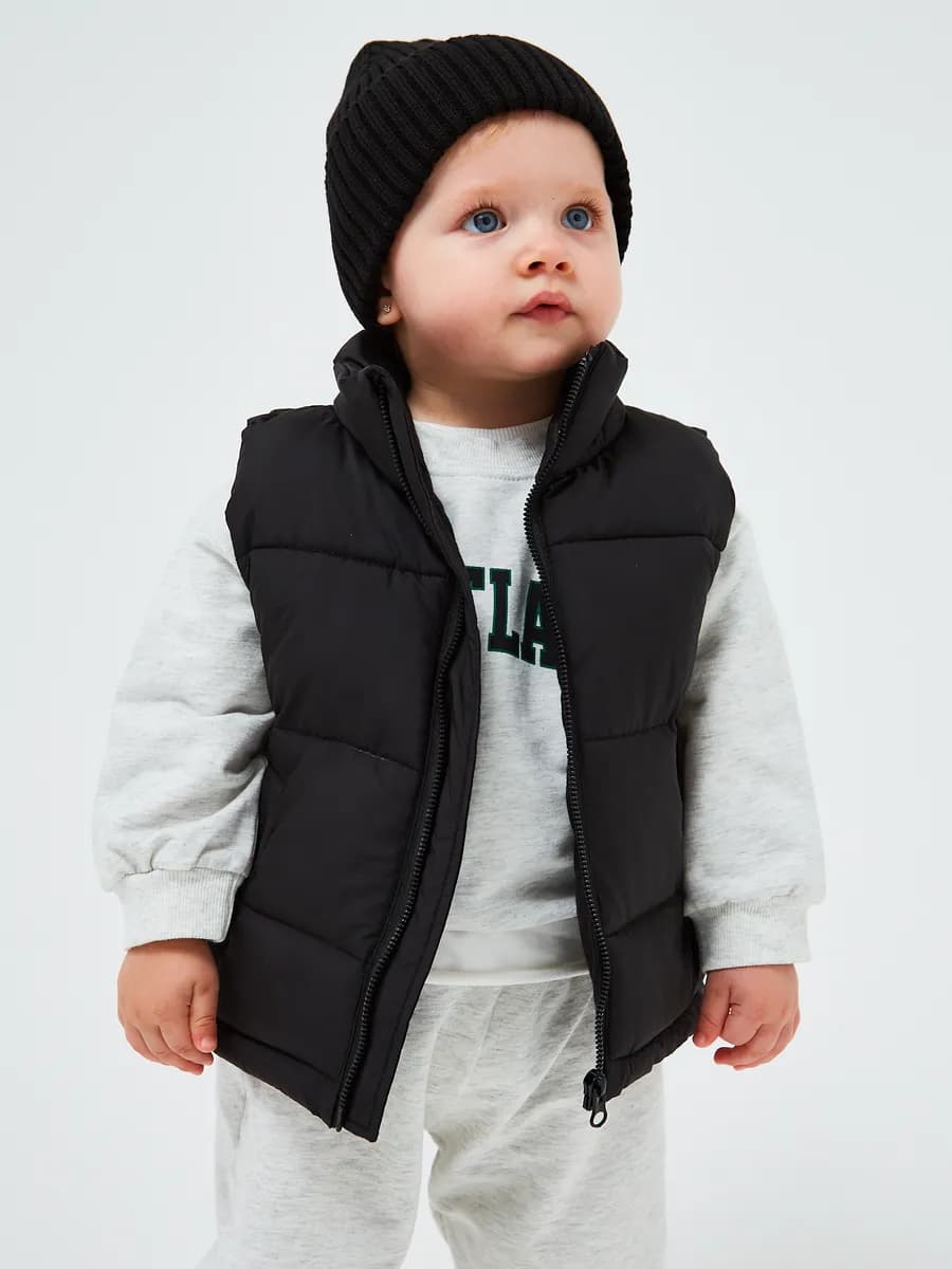 Жилетка детская утепленная безрукавка