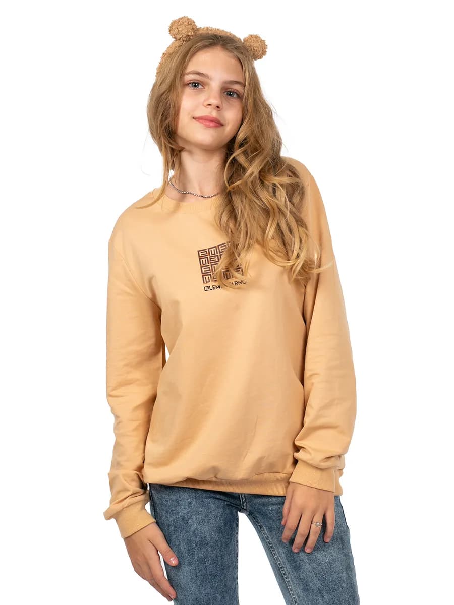 Свитшот оверсайз школьный для девочки подростка