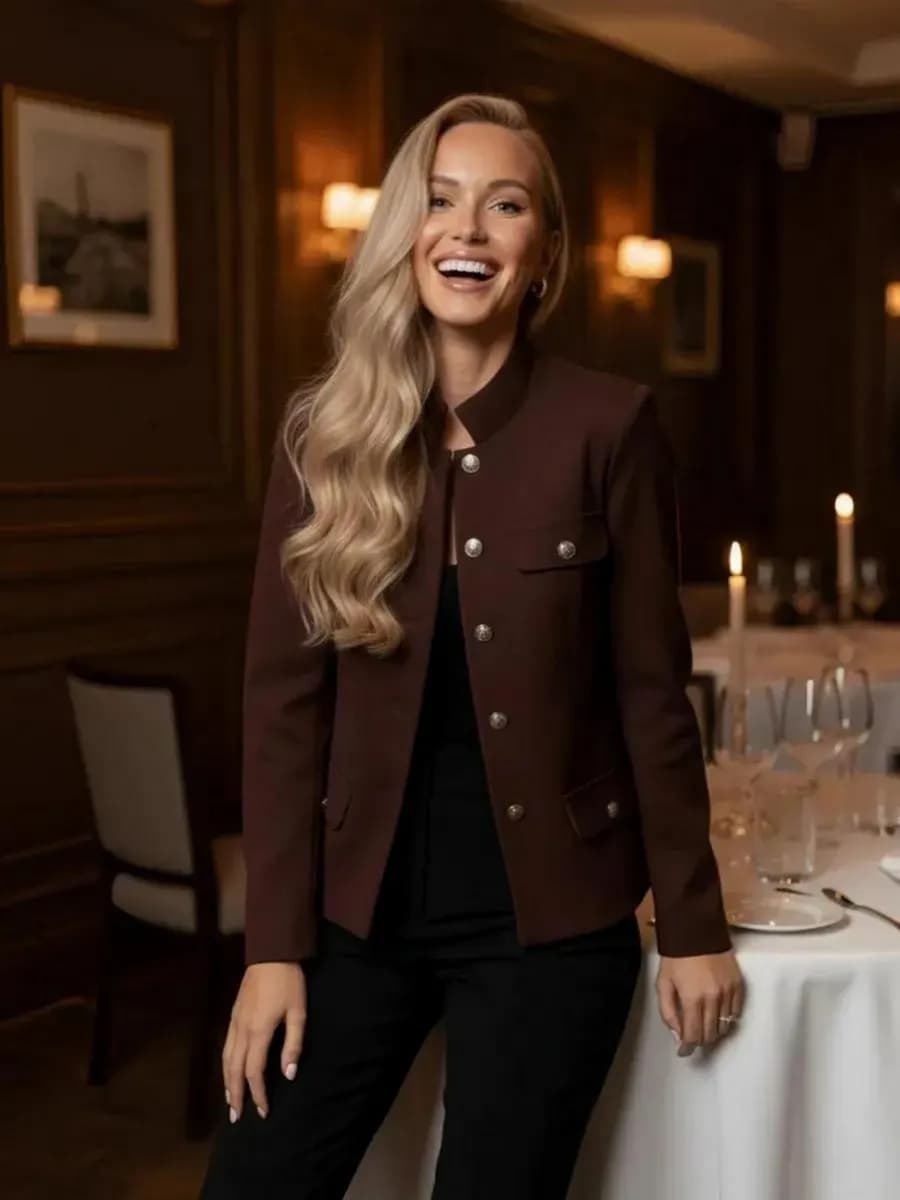 Пиджак жакет укороченный old money