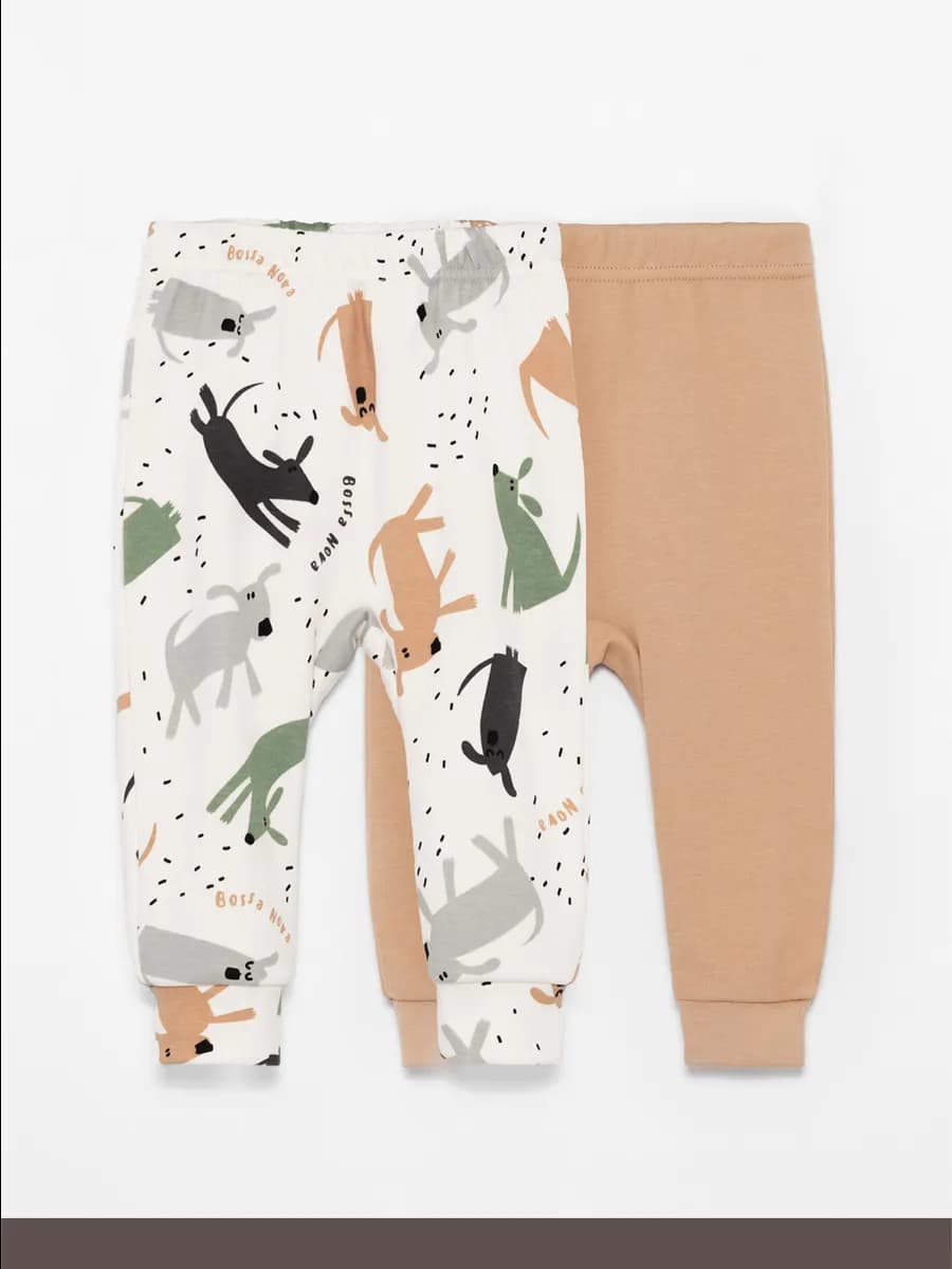 Ползунки для новорожденных мальчиков девочек набор 2 шт