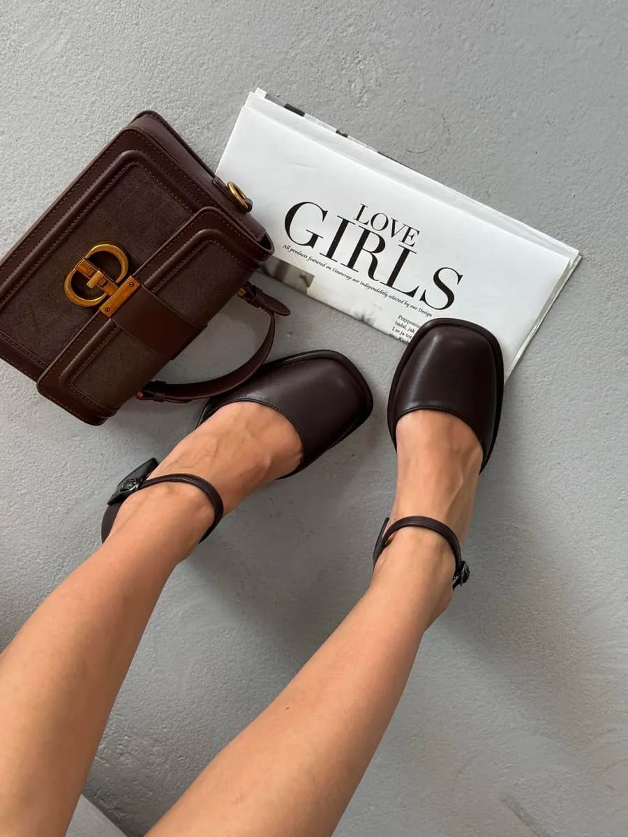 Туфли на устойчивом каблуке