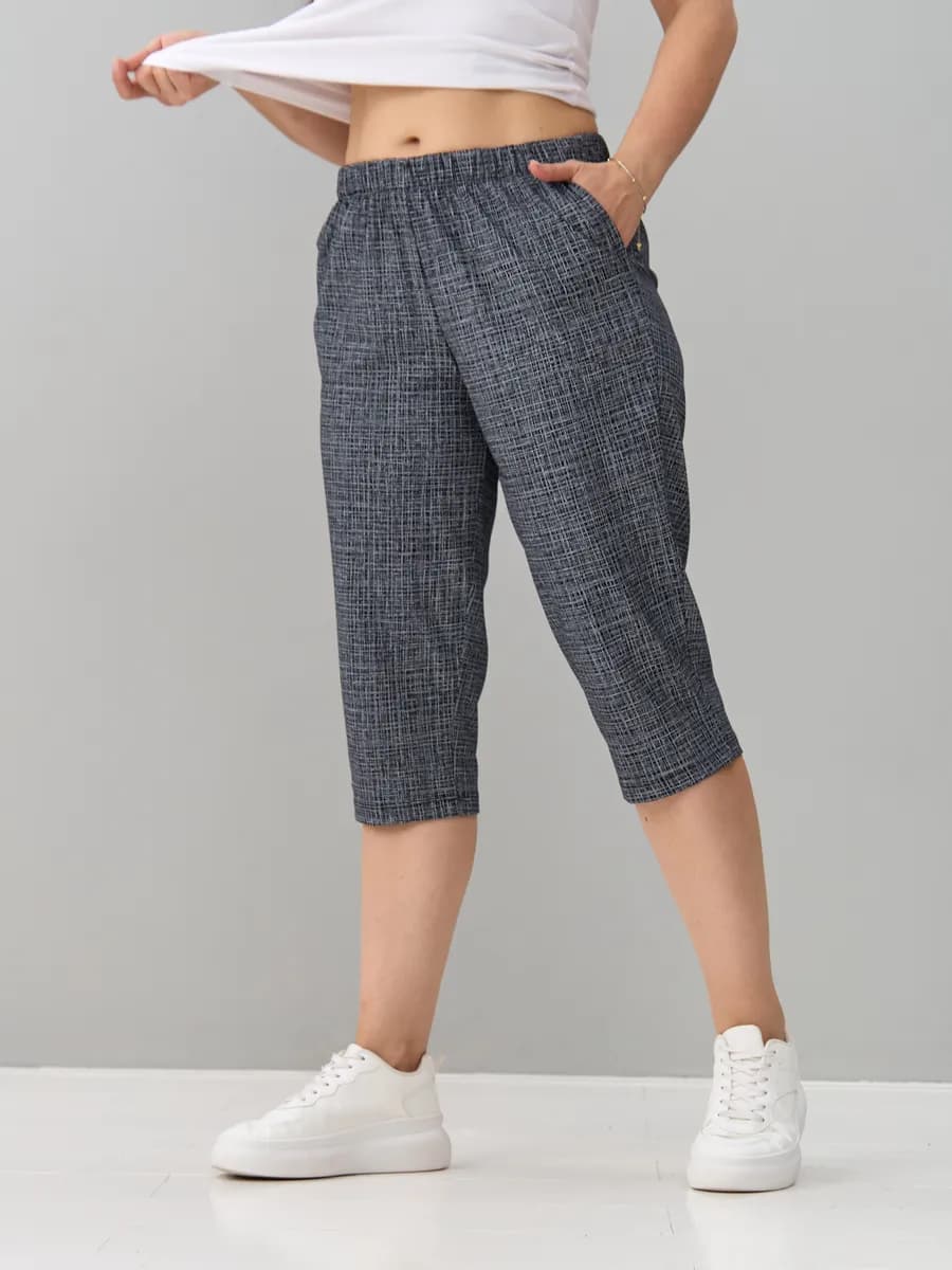 Бриджи домашние больших размеров хлопок