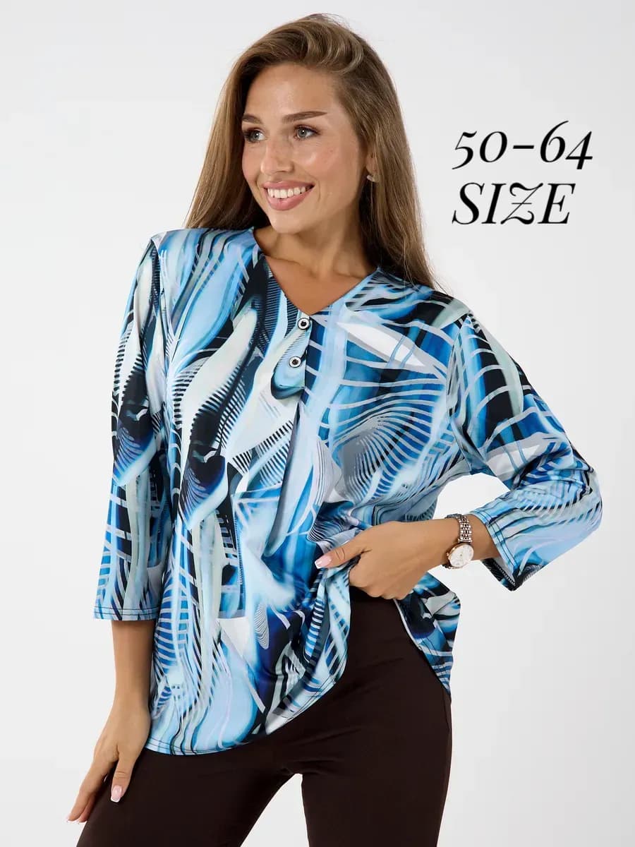 Блузка нарядная больших размеров