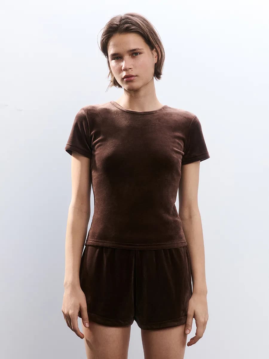 Футболка домашняя из велюра