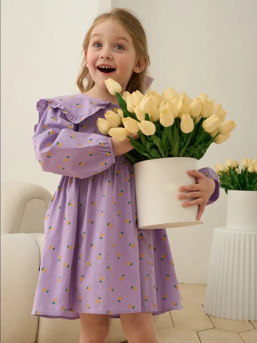 платье в садик повседневное розовое