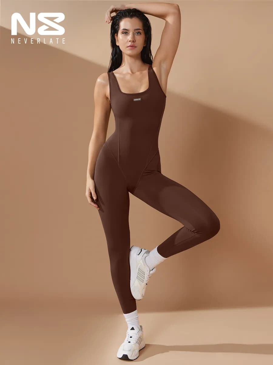 Комбинезон спортивный для фитнеса и йоги