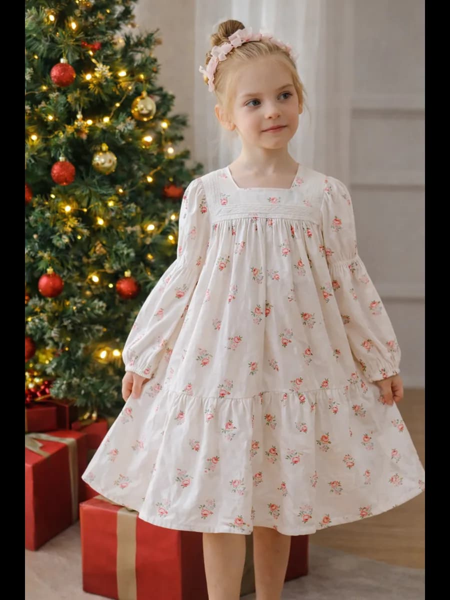 Платье для девочки хлопковое