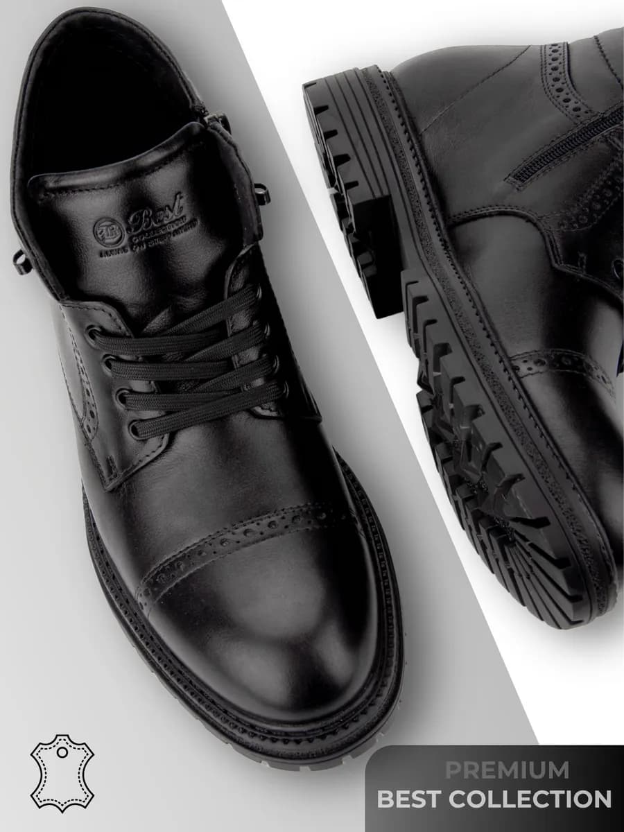 Классические ботинки из натуральной кожи