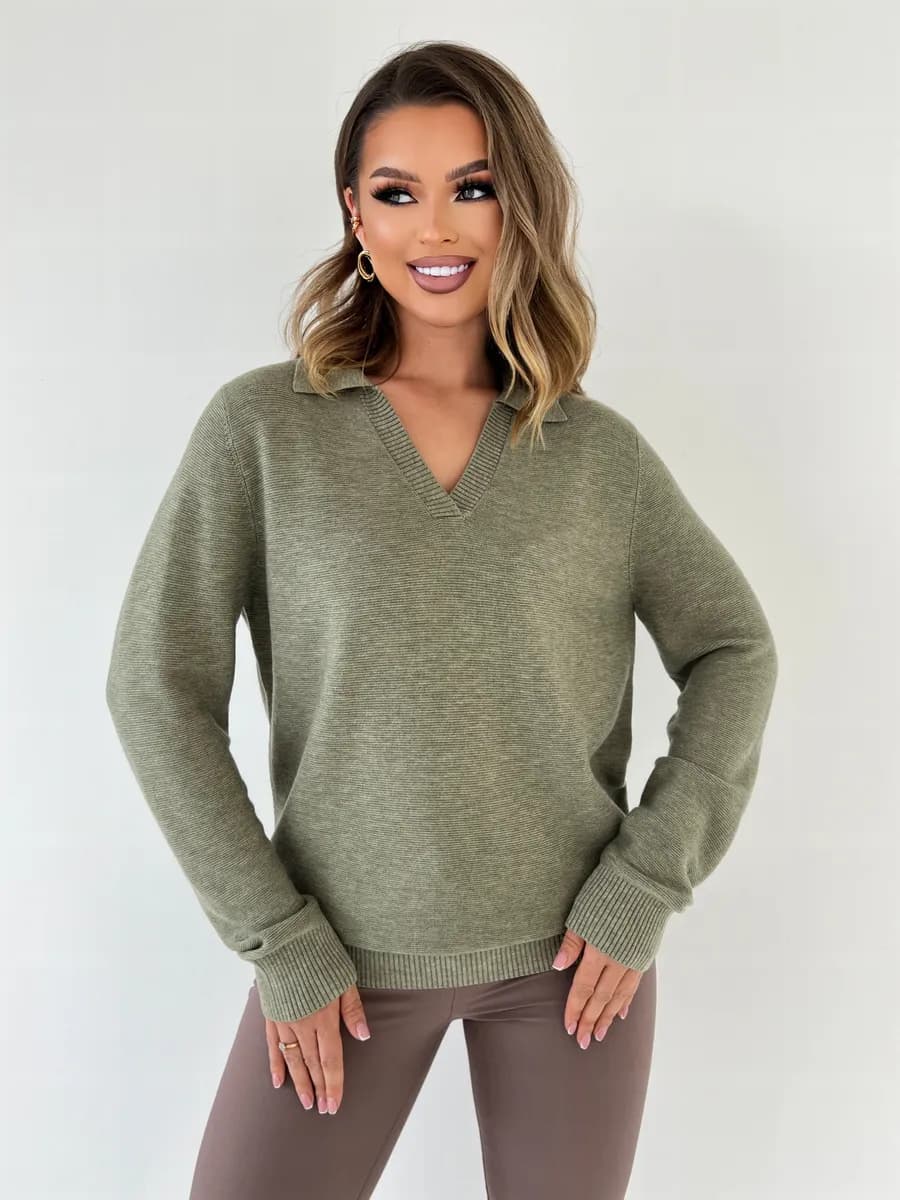 Джемпер-поло из хлопка