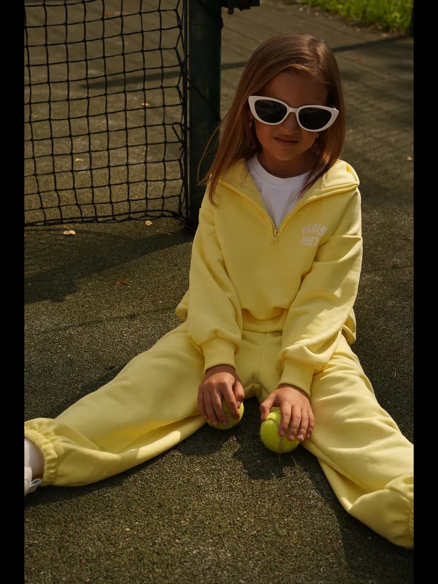 Спортивный костюм из футера без начеса