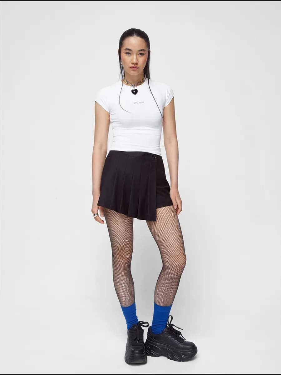 Футболка топ облегающий