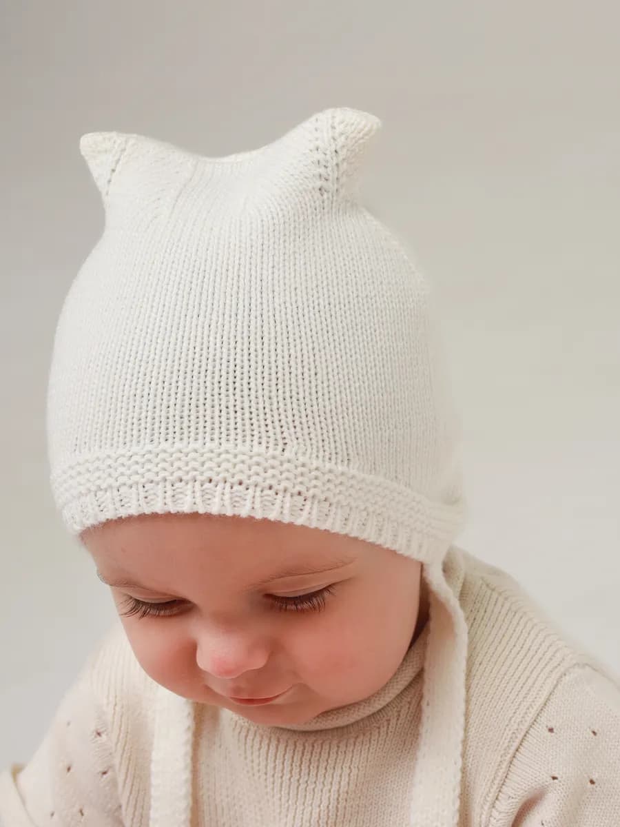 Чепчик для новорожденного