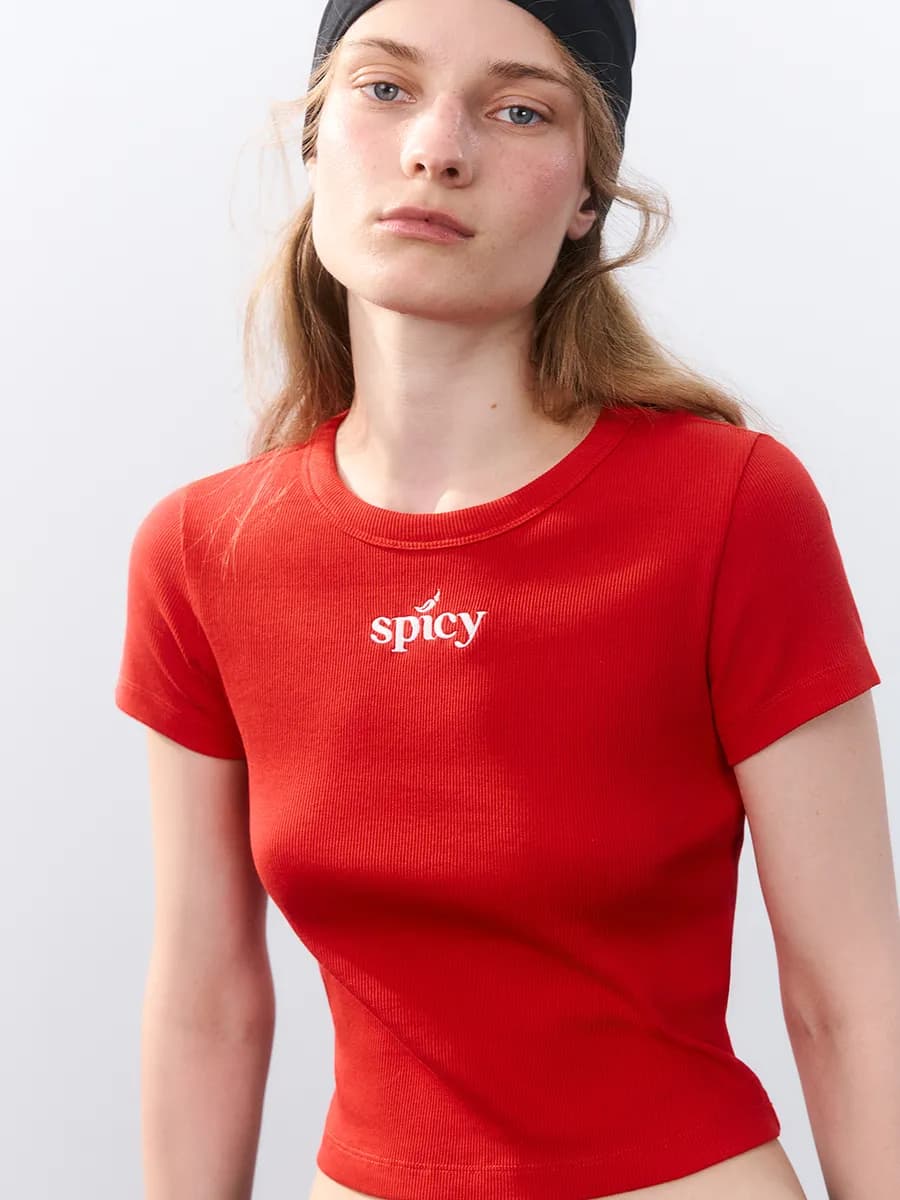 Футболка-топ с вышивкой