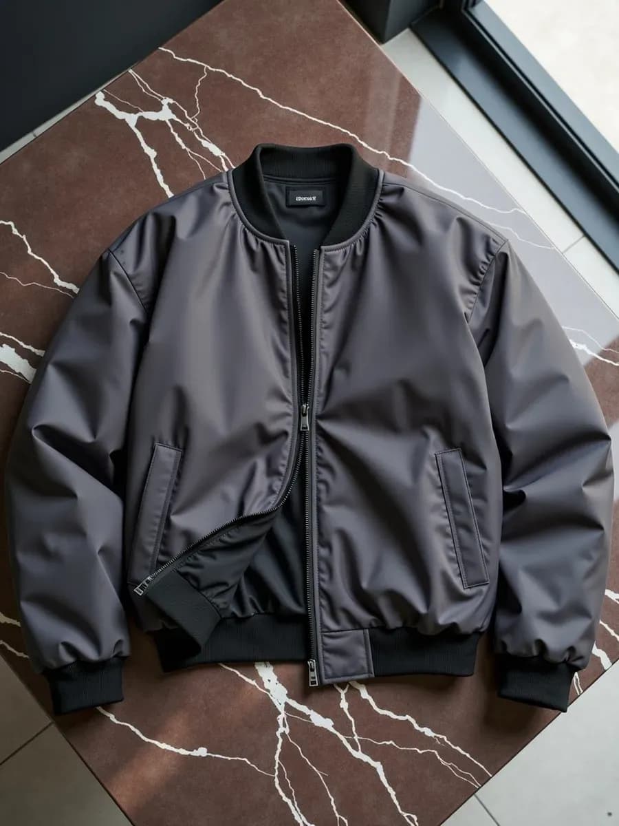 Бомбер куртка оверсайз утепленный ветровка демисезон