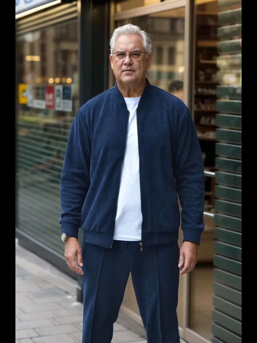 Костюм повседневный спортивный синий