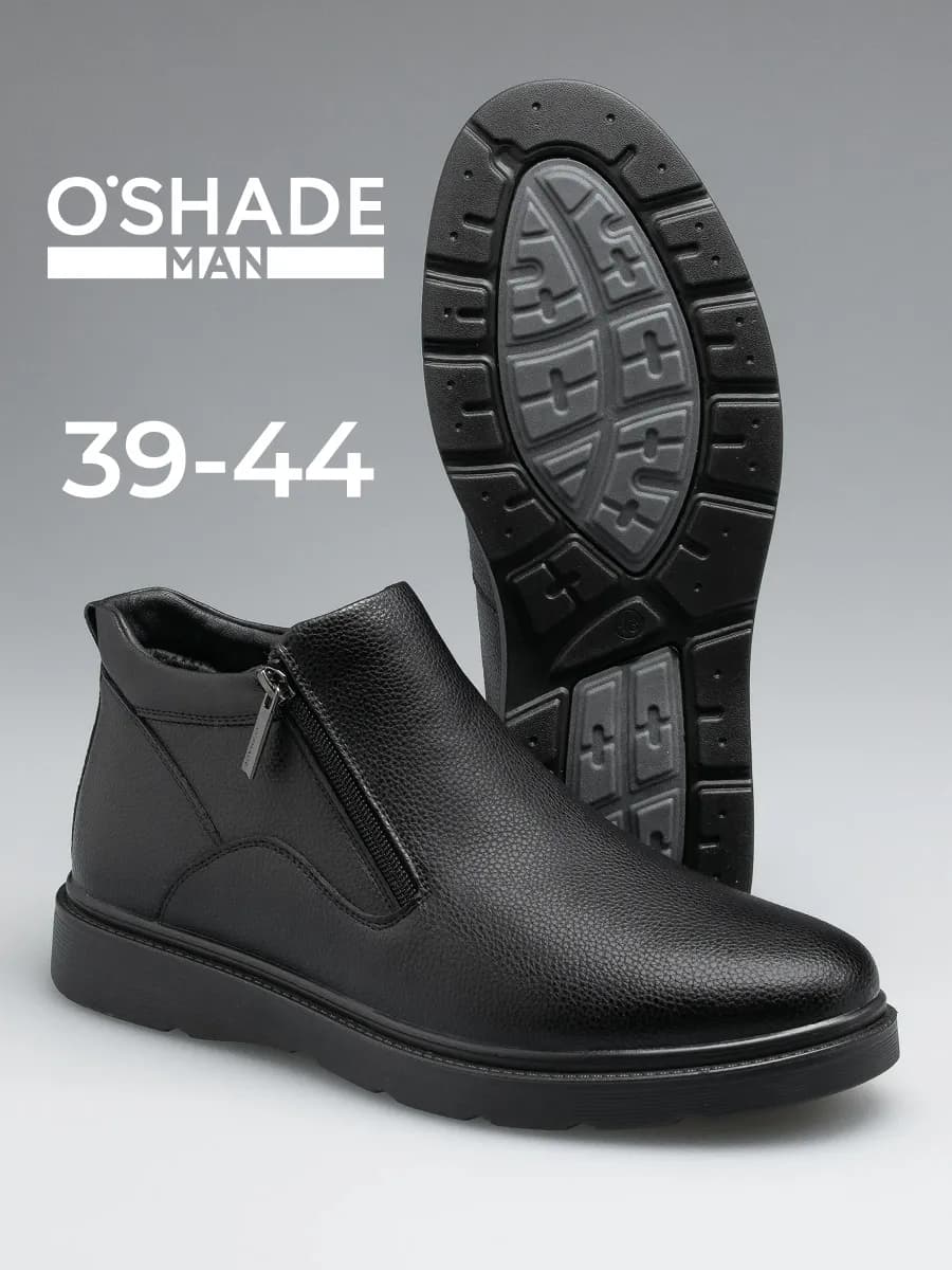 O'SHADE Ботинки зимние мужские натуральная кожа и мех