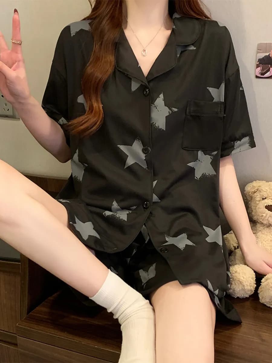 пижама с шортами