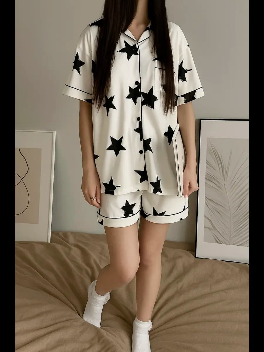 пижама с шортами