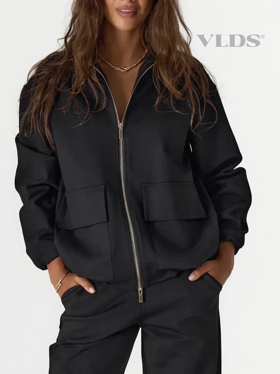 Спортивный костюм на молнии брючный