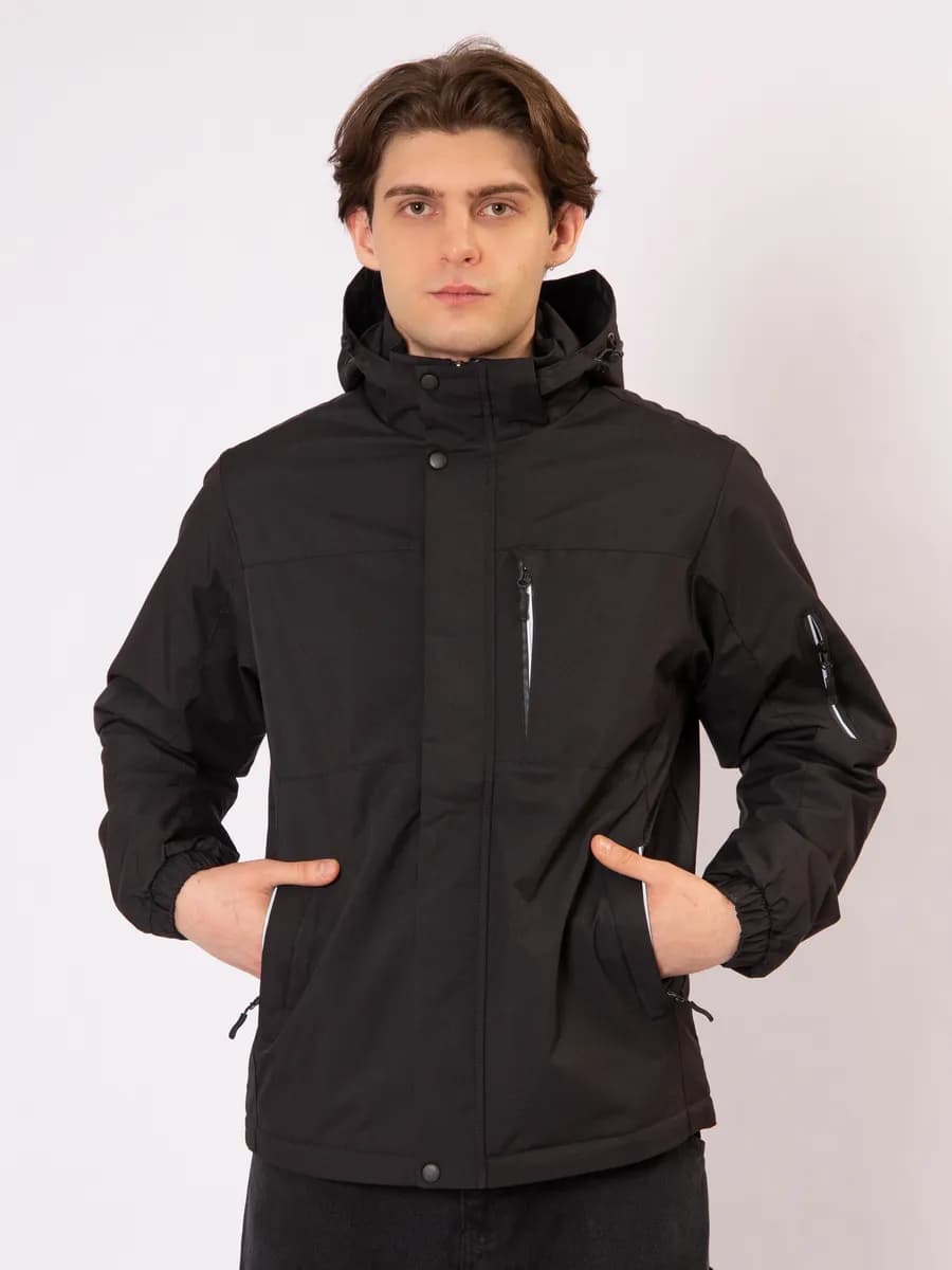 Куртка мужская демисезонная с капюшоном