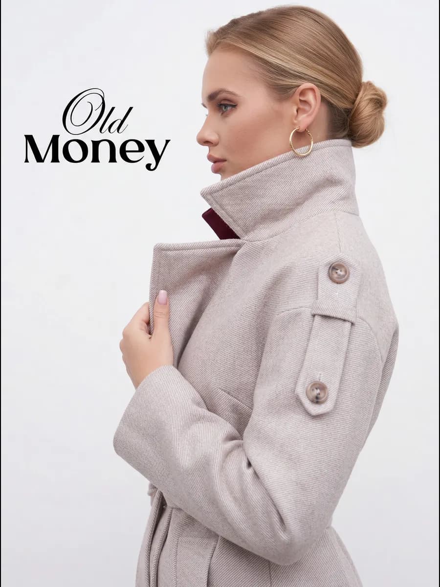 Пальто шерстяное весна-осень длинное