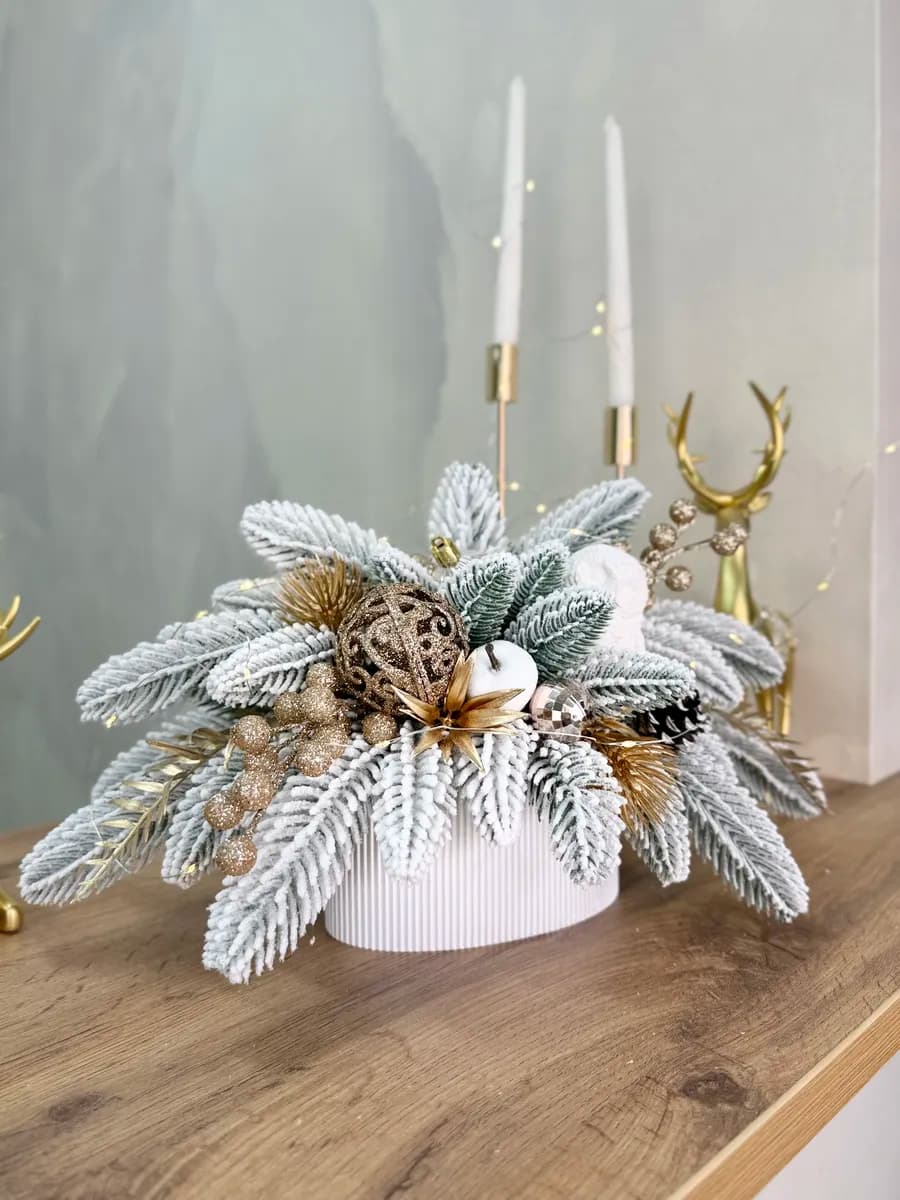 Елка настольная искусственная новогодняя на Рождество