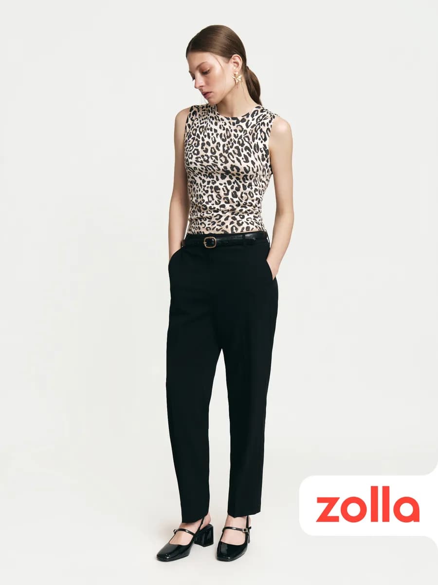 Женские брюки силуэта Slim