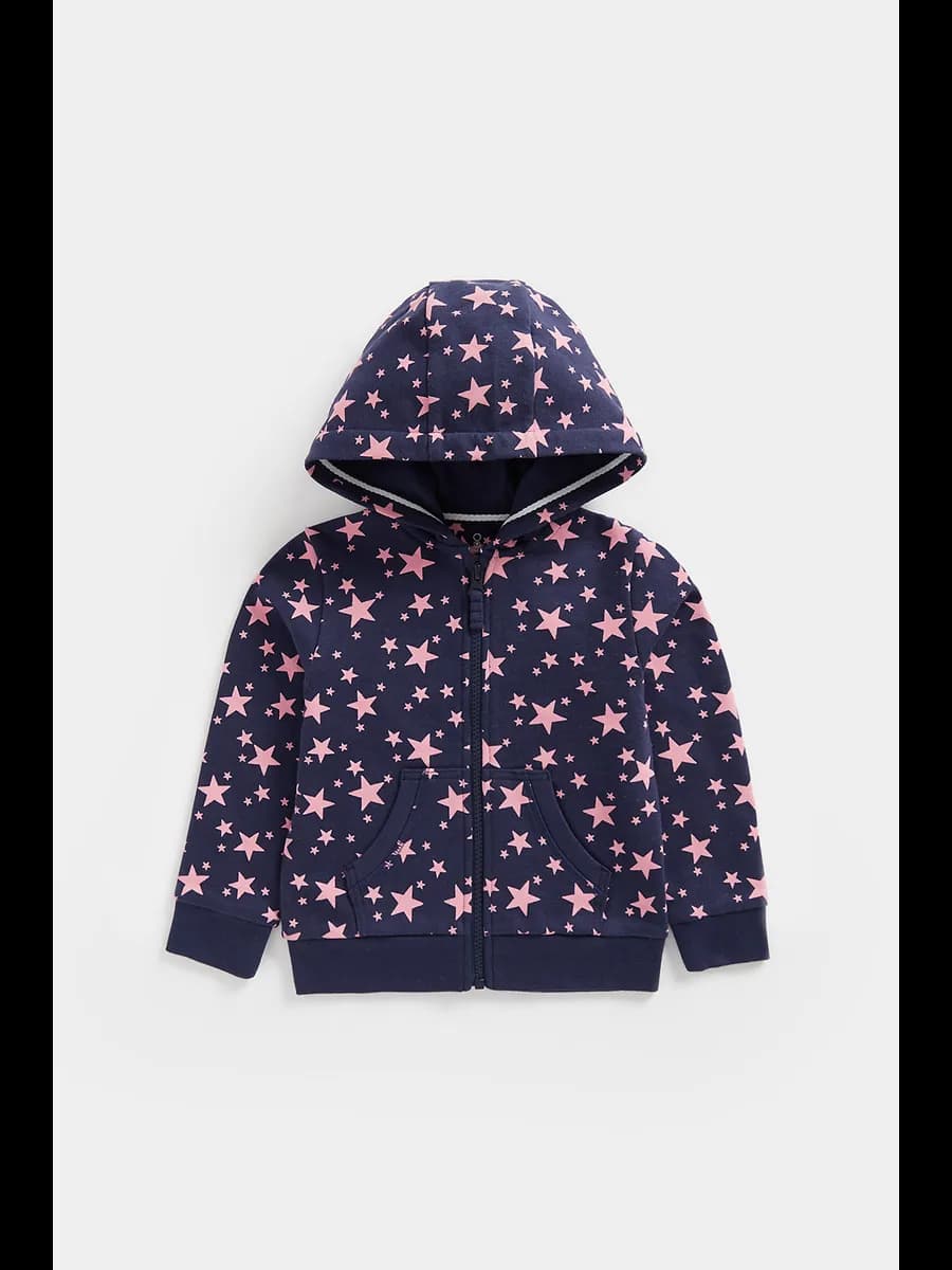 Толстовка детская с капюшоном на молнии с принтом